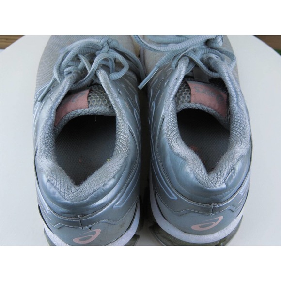 ASICS Size 8 Women Sneaker Silver Synthetic M Training - Picture 5 of 8